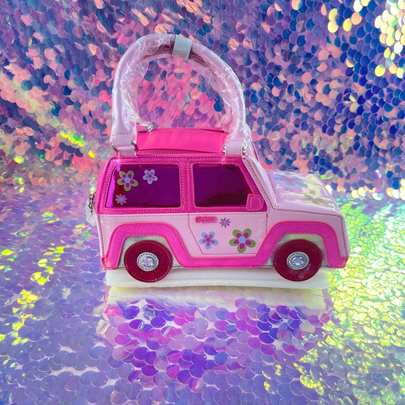 COPY - Dolls Kill Pink Jeep Let’s Go Party Crossbody - Picture 9 of 12